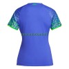 Maillot de Supporter Brésil Extérieur Coupe du Monde 2022 Pour Femme